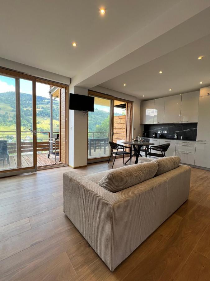 Magnifique Appartement Classe 4 Etoiles Avec Sauna Et Terrasse Dans Chalet La Bresse Kültér fotó