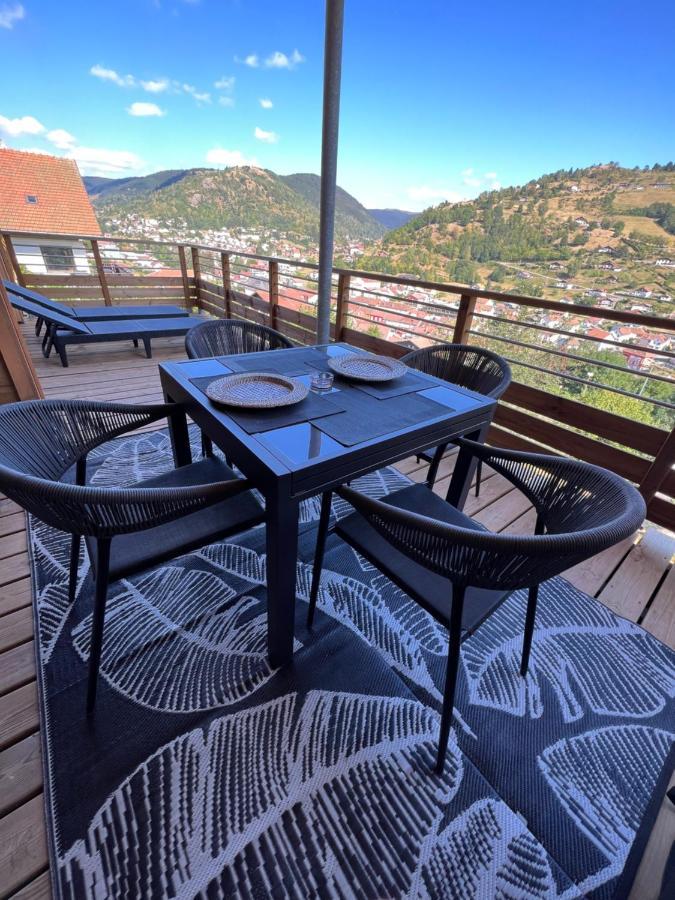 Magnifique Appartement Classe 4 Etoiles Avec Sauna Et Terrasse Dans Chalet La Bresse Kültér fotó